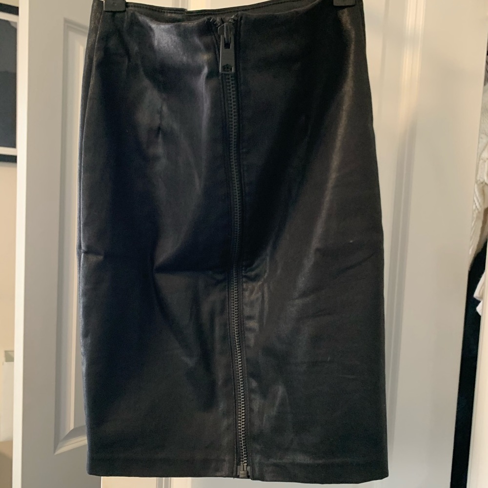 Allsaints faux leather skirt